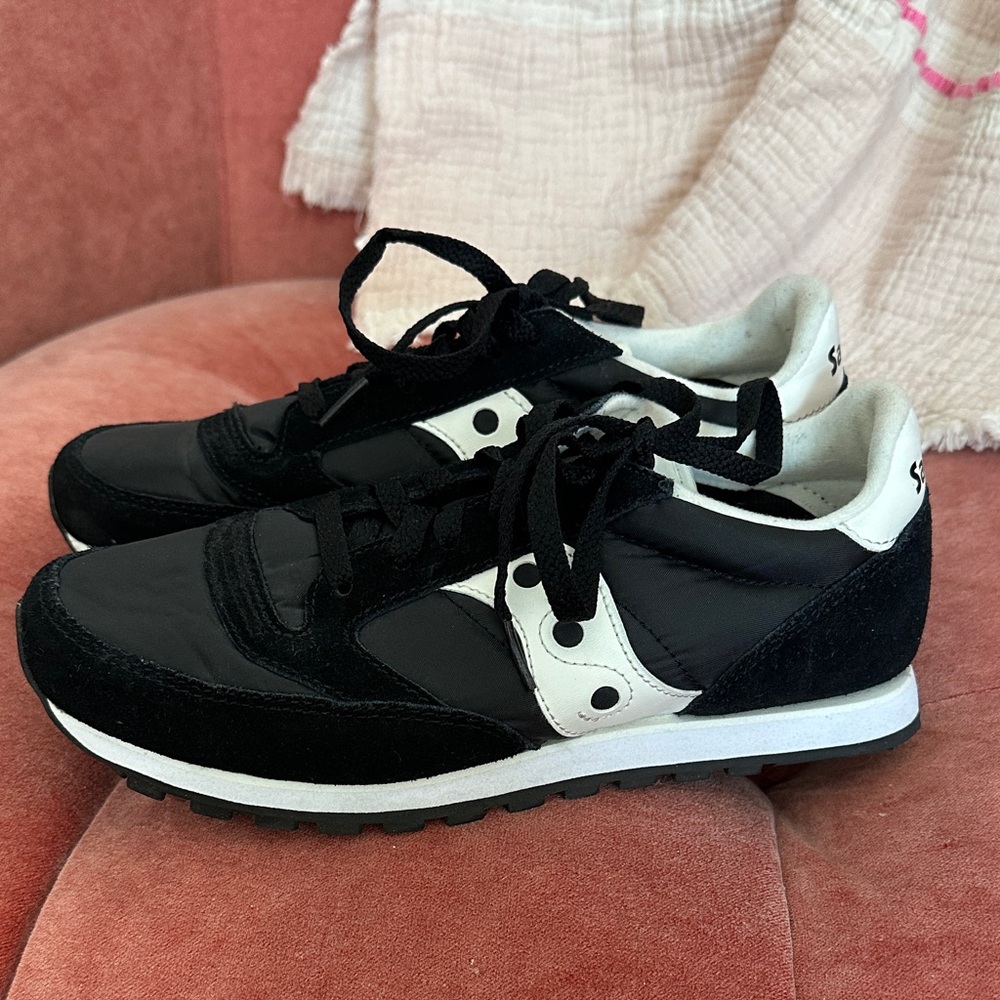 Saucony Jazz Sneakers, Black/White